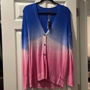 Splendid ombré cardigan size small NWT